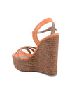 Intertwining Strap Platform Sandals - 37 EU