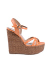 Intertwining Strap Platform Sandals - 39 EU