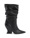 Point Toe Wedge Boots - 38 EU