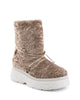 Faux Shearling Short Platform Boot - 36 EU