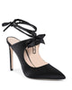 Satin Mule with 10cm Heel - 41 EU