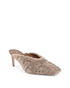 Plush Textured Mules with 5cm Heels - 39 EU