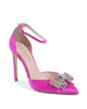 Crystal Bow Satin Pump - 38 EU