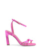 Satin High Heel Sandal - 37 EU