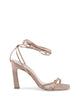 High Heel Sandals with Ankle Laces - 39 EU