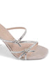 Crystal Embellished Suede Sandal - 36 EU