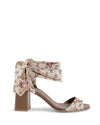 Silk Heeled Sandal - 36 EU