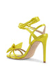 Satin Bow Sandal with Ankle Laces - 37 EU