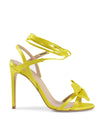 Satin Bow Sandal with Ankle Laces - 40 EU