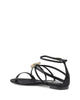 Satin Ankle-Strap Sandal with Swarovski Bow - 38 EU