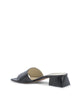 Leather Sandals with 4cm Heel - 39 EU