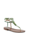 Palm Print Capri Sandals - 36 EU