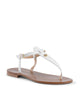 Leather Low Heel Sandals - 39 EU