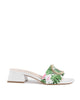 Printed Canvas Flat Mule - 395 EU