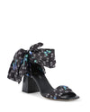 Silk Printed Heeled Sandal - 375 EU