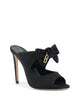 High Heel Mule with Bow Embellishment - 395 EU