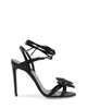 Satin Ankle-Lace Bow Sandal - 375 EU