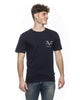 Navy  Cotton T-Shirt - 2XL