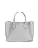 Structured Italian Leather Tote Bag - One Size