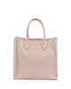 Structured Italian Leather Tote Bag - One Size