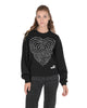 Cotton Sweatshirt with Inlay Detail - 38 EU