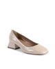 Leather Heeled Ballerina Shoes - 38 EU