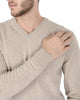 Refined Cashmere V-Neck Sweater - M