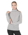 Cashmere Womens Turtleneck Sweater - Made in Italy - S