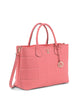 Leather Pink Handbag - One Size