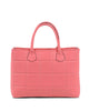 Leather Pink Handbag - One Size