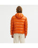 Reversible Goose Down Padded Jacket with Front Zip Closure M Men