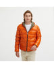 Reversible Goose Down Padded Jacket with Front Zip Closure XL Men