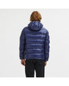 Reversible Hooded Jacket with Zip Closure and Duck Feather Padding M Men