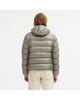 Reversible Hooded Jacket with Zip Closure and Duck Feather Padding L Men