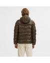 Reversible Hooded Jacket with Zip Closure and Duck Feather Padding L Men