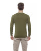 V-Neck Solid Color Sweater L Men