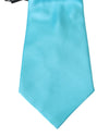 Dolce &amp; Gabbana Light Blue Silk Tie - Tied Design One Size Men