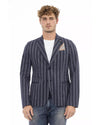 Classic Button-Front Jacket with Front Pockets 48 IT Men