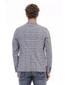 Classic Button Closure Fabric Jacket with Front Pockets 50 IT Men