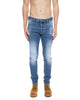 Distressed Cool Guy Jeans with Tapered Legs 48 IT Men