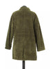 Wide Ribbed Jacket with Teddy Fur Padding and Logo Button Closure 44 IT Women