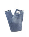 Logo Embroidered Slim Jeans with Fringed Bottom&quot;

or 

&quot;Fringed Slim Jeans with Logo Embroidery W29 US Women