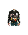 Dolce &amp; Gabbana Bomber Jacket with Multicolor Motive 50 IT Men