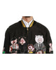 Dolce &amp; Gabbana Bomber Jacket with Multicolor Motive 50 IT Men