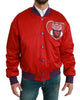 Dolce &amp; Gabbana Bomber Jacket with Multicolor Motive 50 IT Men