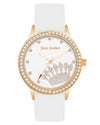 Rose Gold Analog Fashion Watch with Rhine Stone Facing One Size Women