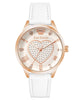 Rose Gold Analog Quartz Fashion Watch with Rhine Stone Facing One Size Women