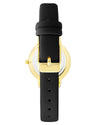 Gold Fashion Analog Womens Watch with Quartz Movement and Leatherette Strap One Size Women