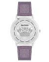 Silver Rhinestone Fashion Watch with Analog Display One Size Women