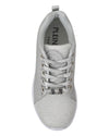 Gisella Sneakers - Silver Polyester Sneakers with Logo Details 39 EU Women